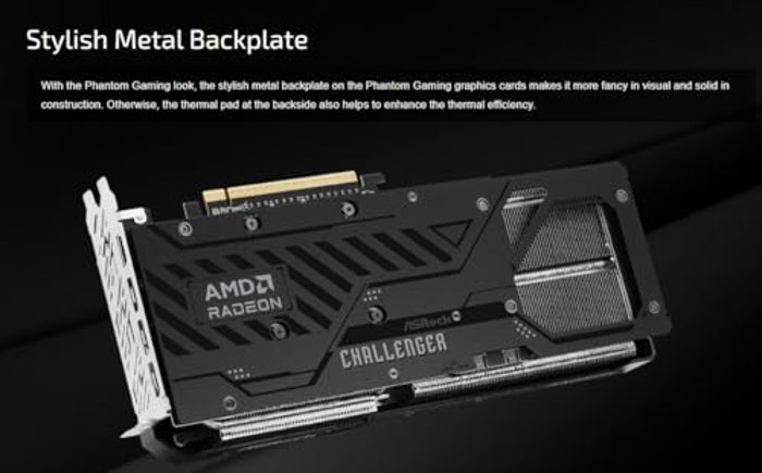 ASRock Radeon RX 9070 XT Challenger 16GB image 4