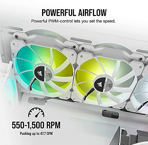 CORSAIR iCUE SP120 RGB Elite White Triple Fan image 7