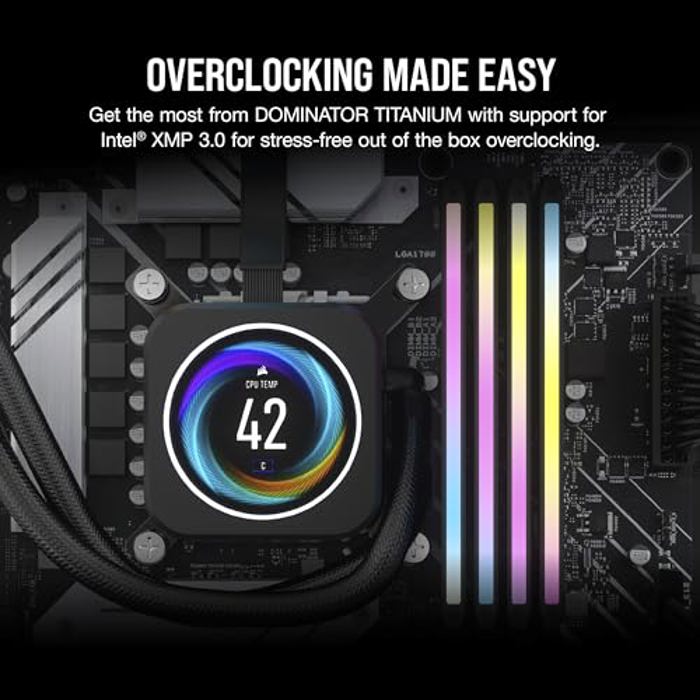 CORSAIR Dominator Titanium RGB 64GB (4x16GB) DDR5 6400MHz image 5