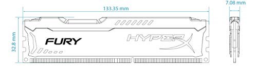 HyperX Fury 16GB (2x8GB) DDR3 1866MHz Blue image 5