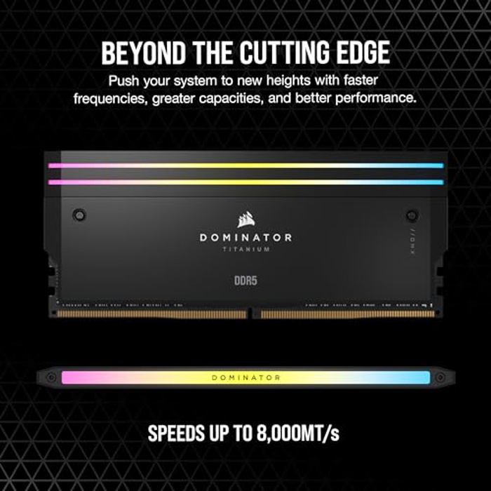 CORSAIR Dominator Titanium RGB 48GB (2x24GB) DDR5 6000MHz image 3