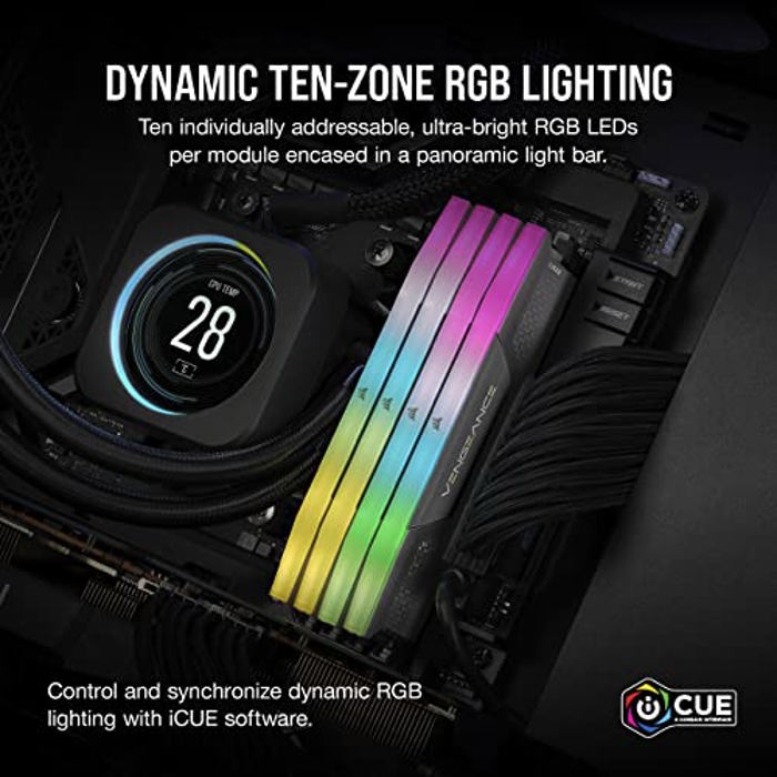 CORSAIR VENGEANCE RGB 32GB (2x16GB) DDR5 5600MHz image 4