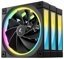 DeepCool FL12R 3 Pack Reverse 120mm ARGB PWM R-FL12R-BKAPN3-G