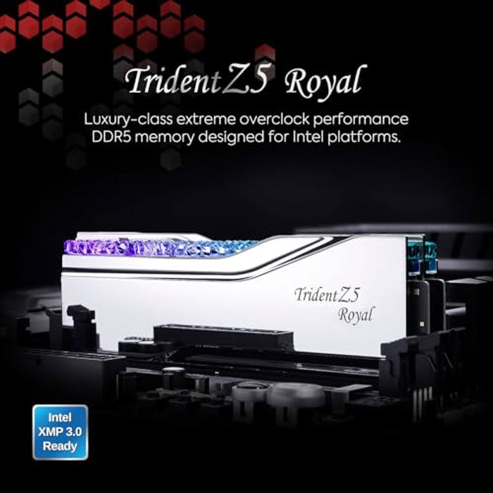 G.SKILL Trident Z5 Royal 32GB (2x16GB) DDR5 6400 Silver image 2