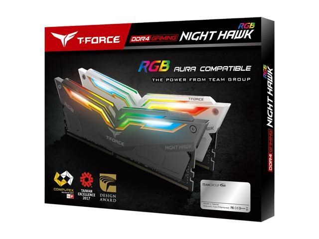 Team T-Force Night Hawk RGB GEN 2.0 64GB (2 x 32GB) DDR4 3200 image 4