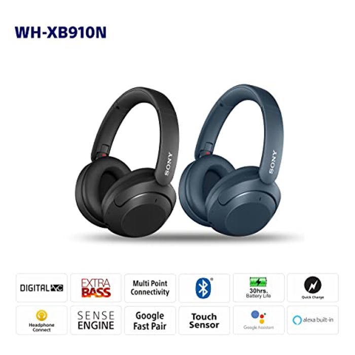 Sony WH-XB910N Blue image 13