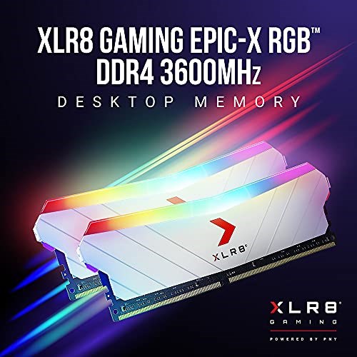 PNY XLR8 Gaming EPIC-X RGB 16GB (2 x 8GB) DDR4 3600 White image 4