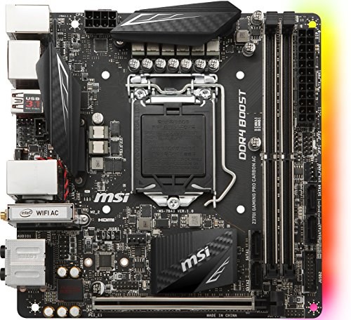 MSI Z370I GAMING PRO CARBON AC Motherboard Specs, Compare Prices