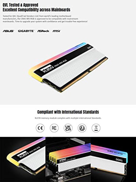 KLEVV CRAS XR5 RGB 32GB (2x16GB) DDR5 8000MHz image 8