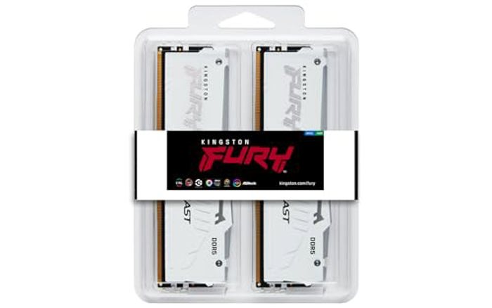 Kingston Fury Beast RGB 64GB (2x32GB) DDR5 6400 White image 4