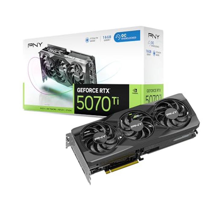 PNY GeForce RTX 5070 Ti 16GB Overclocked Triple Fan image 9
