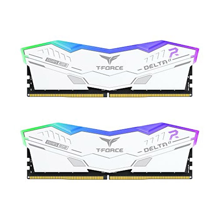 TEAMGROUP T-Force Delta Alpha RGB 32GB Kit (2x16GB) DDR5 6000MHz White