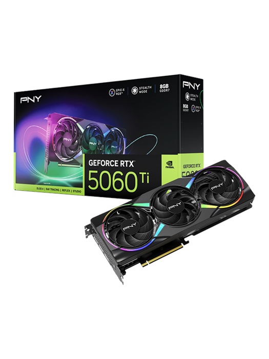 PNY GeForce RTX 5060 Ti 8GB EPIC-X RGB Triple Fan
