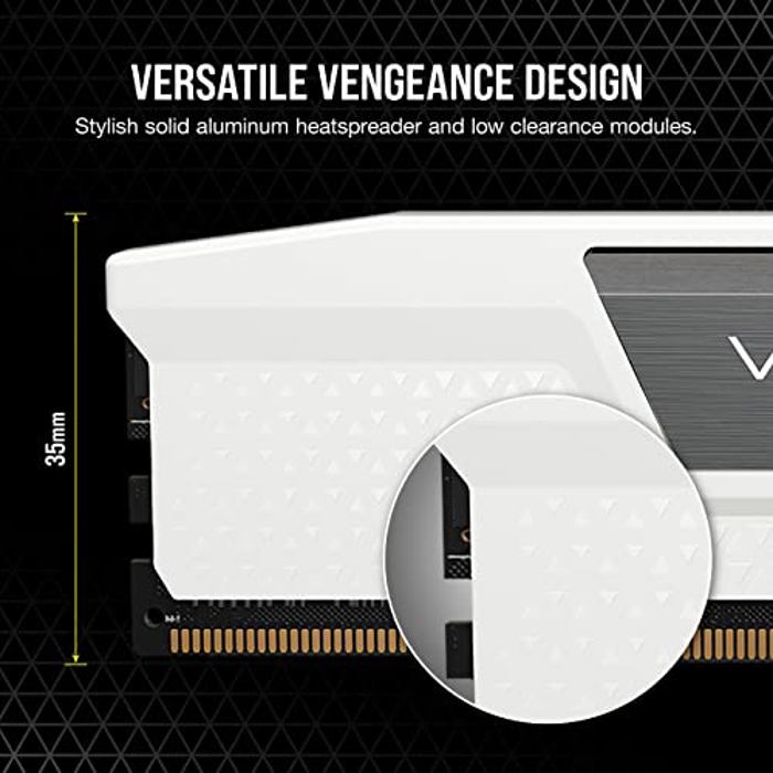 CORSAIR VENGEANCE 32GB (2x16GB) DDR5 5600MHz White image 5