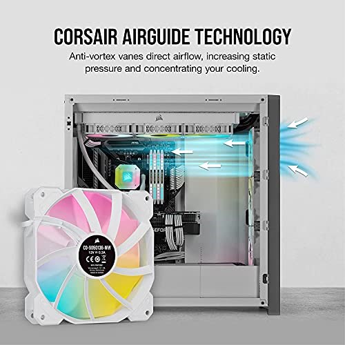 CORSAIR iCUE SP120 RGB Elite White Triple Fan image 3
