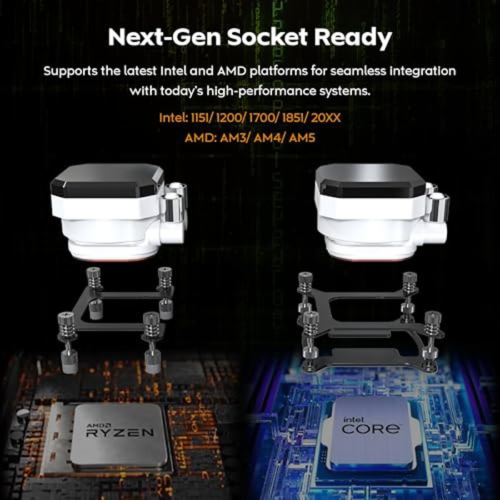 MONTECH HyperFlow Digital 360 White image 8