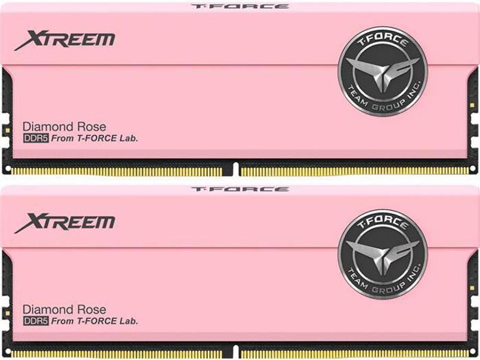 TEAMGROUP Xtreem 48GB (2 x 24GB) DDR5 7200 Pink RAM - Specs