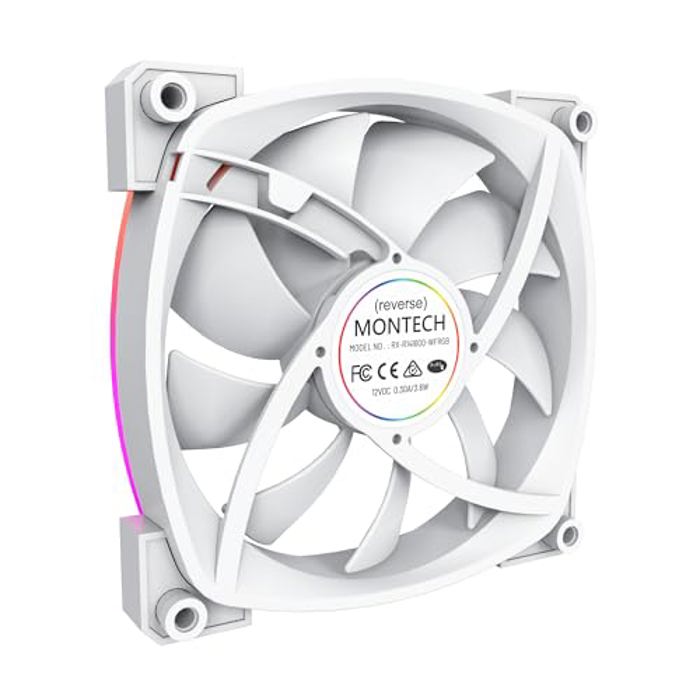 Montech RX140 PWM White Reversed image 4