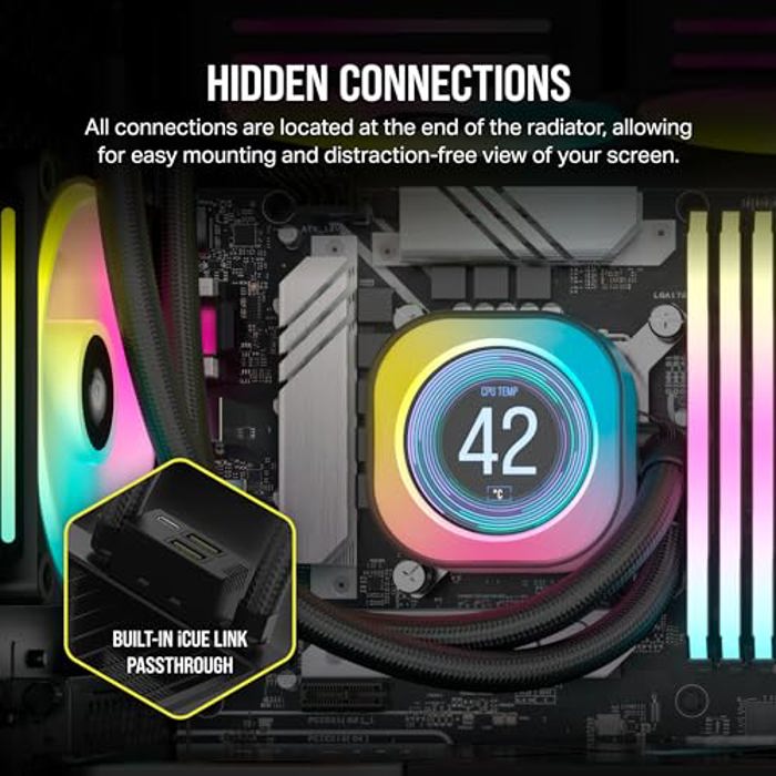 Corsair iCUE LINK H100i LCD image 7