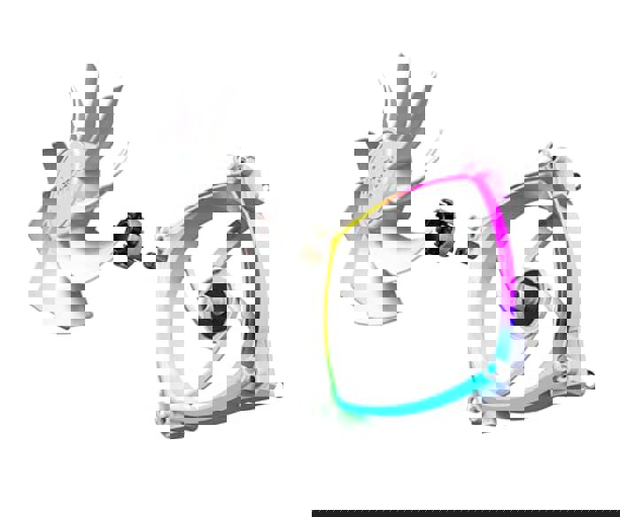 Montech RX120 PWM White Reversed vs AX120 PWM White Case Fan Comparison ...