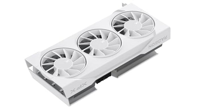 XFX Swift Radeon RX 9070 GRE White Triple Fan Gaming Edition image 7