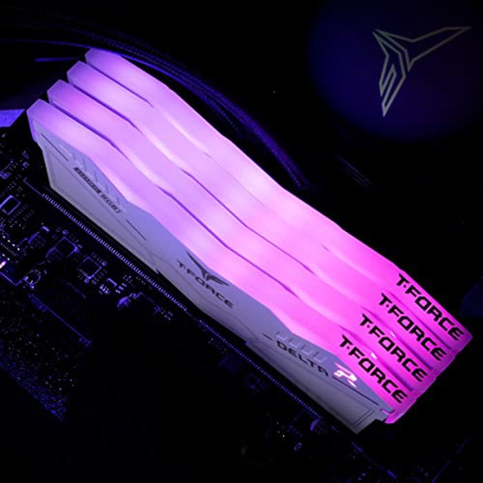 TEAMGROUP T-Force Delta RGB 32GB (2x16GB) DDR5 6000MHz White CL38 image 3