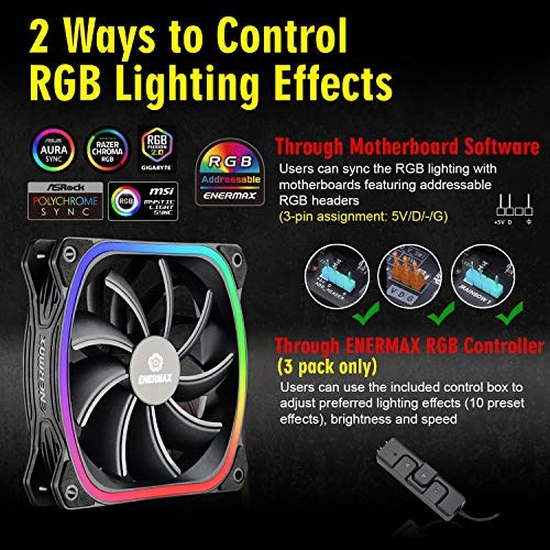 Enermax Squa RGB PWM 3 Pack image 3