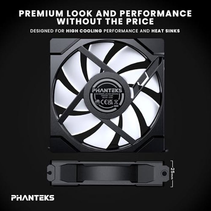 Phanteks M25-120 Gen2 Reversed Blade Triple Pack ARGB image 4
