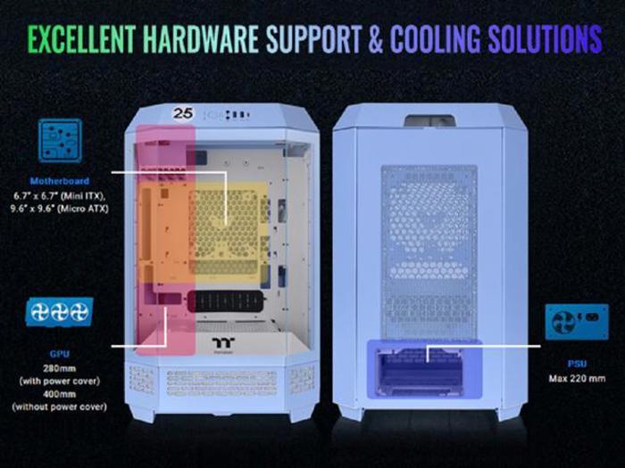 Thermaltake The Tower 300 Hydrangea Blue image 16