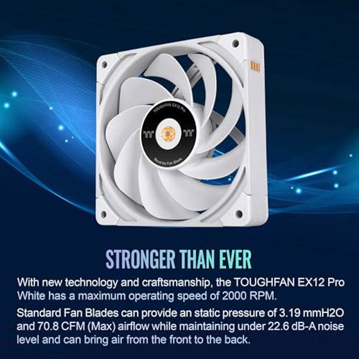 Thermaltake TOUGHFAN EX12 Pro Snow 3 Pack image 4