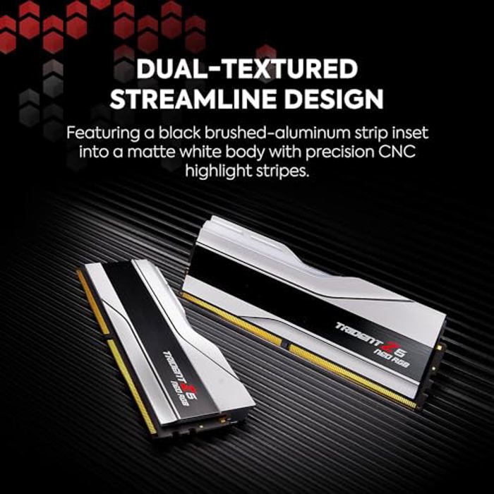 G.SKILL Trident Z5 Neo RGB 64GB (2X32GB) DDR5 6000 White image 4