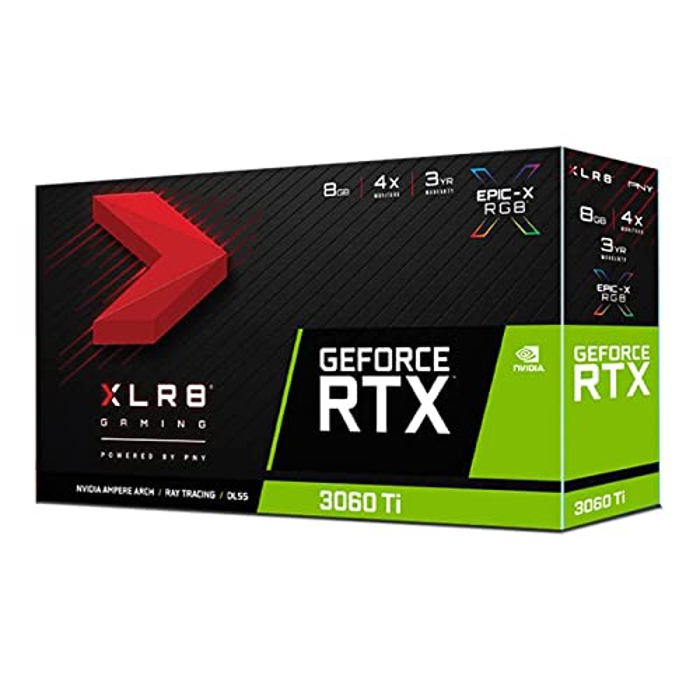 PNY GeForce RTX 3060 Ti 8GB XLR8 Gaming REVEL EPIC-X RGB Dual Fan Edition LHR image 8