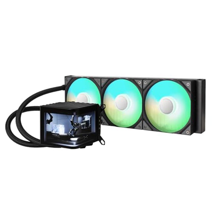 Watercooling TRYX PANORAMA 360 ARGB - Écran AMOLED 6,5" 2K, Pompe Asetek 8e Gen, Radiateur 360mm, 3 Ventilateurs ARGB
