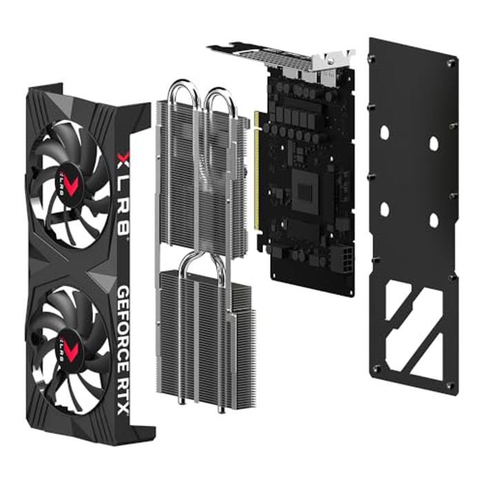 PNY GeForce RTX 4060 Ti 16GB XLR8 Gaming VERTO Overclocked Dual Fan image 9
