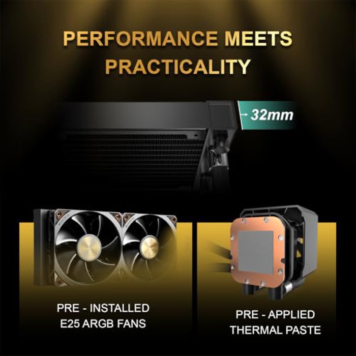 MONTECH CyberFlow Core 240 Black image 4