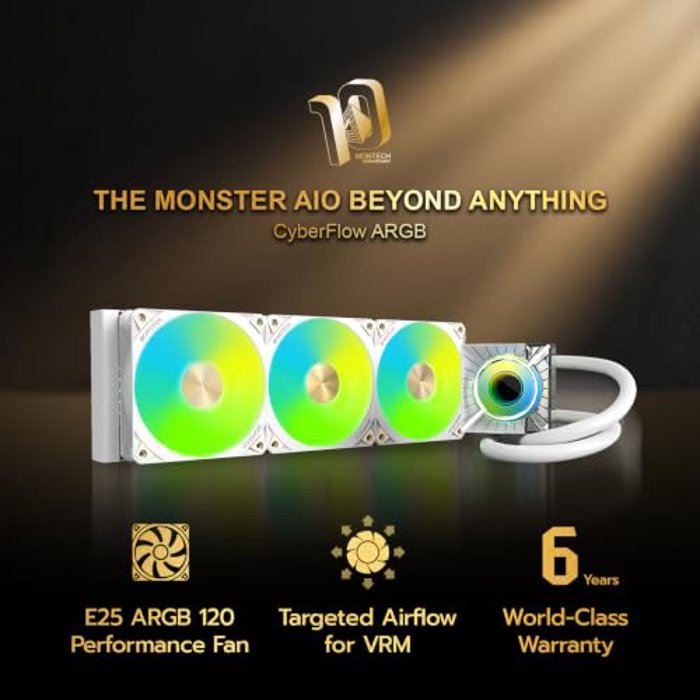 MONTECH CyberFlow ARGB 360 White image 7