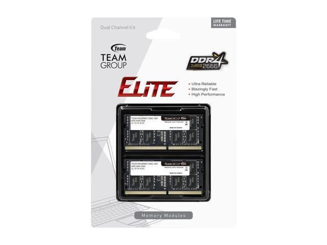 Team Elite 16GB (2 x 8GB) SO-DIMM DDR4 2666 image 2