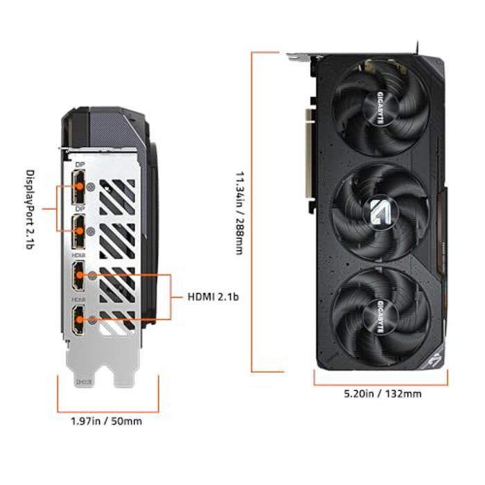 GIGABYTE Radeon RX 9070 GRE Gaming OC 12G image 8