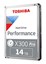 Toshiba X300 PRO 14TB 3.5" CMR SATA 6 GB/s 7200 RPM 512MB Cache - HDWR51EXZSTB