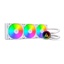 MONTECH LightFlow ARGB 360 White 360mm AIO Infinity Mirror Design 3100RPM Pump 3x120mm ARGB Fans