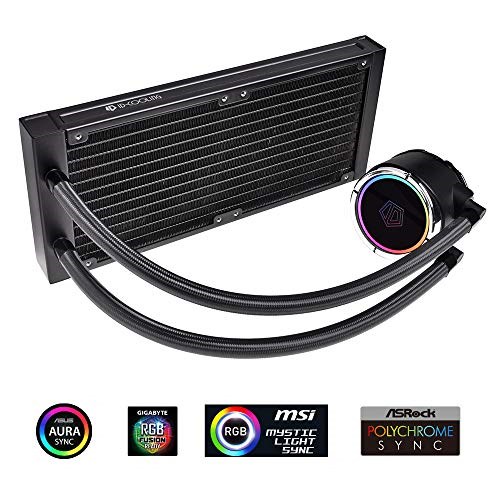 Lian Li GALAHAD AIO 240 RGB UNI Fan SL120 Edition Black vs IDCOOLING