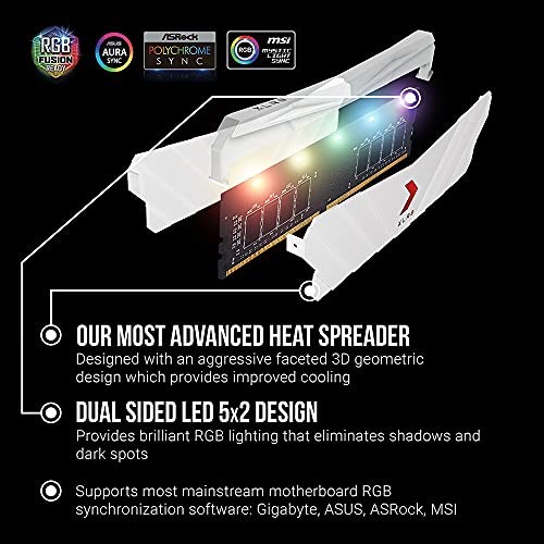 PNY XLR8 Gaming EPIC-X RGB 16GB (2 x 8GB) DDR4 3600 White image 5