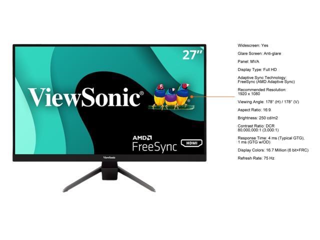 ViewSonic VX2767-MHD image 2