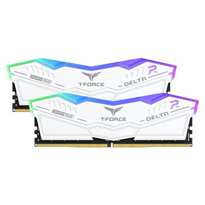 TEAMGROUP T-Force Delta RGB 32GB (2x16GB) DDR5 6000MHz White CL38 image 8
