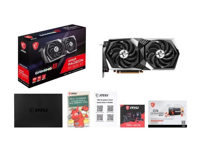 MSI Radeon RX 6650 XT GAMING X 8G Graphics Card - Specs