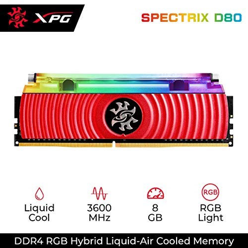 XPG Spectrix D80 Liquid Cooled RGB 16GB 2x8GB DDR4 3000MHz image 8