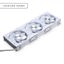 PHANTEKS D30 PWM Reverse Airflow D-RGB White 3 Pack thumbnail 2