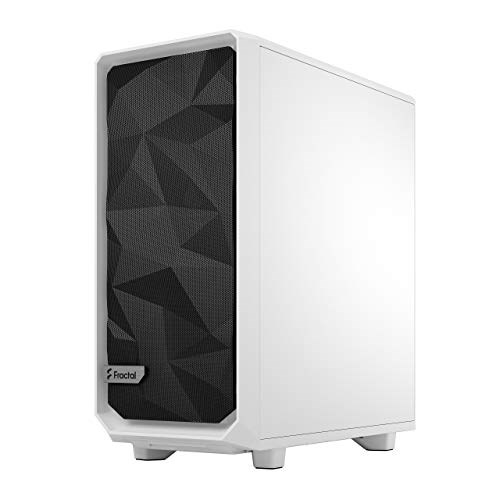 Fractal Design Meshify 2 Nano - Tour Mini-ITX (verre trempé) - pas d'alimentation (ATX) - blanc - USB/Audio - Boitier PC - Achat & prix