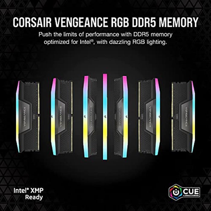 CORSAIR VENGEANCE RGB 32GB (2x16GB) DDR5 6200MHz image 2