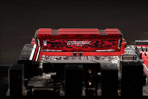 Crucial Ballistix Sport LT 32GB (4x8GB) DDR4 2400 MHz Red image 5